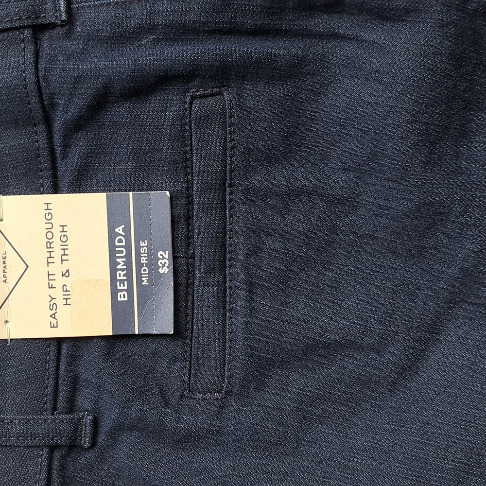 Women's Blue Denim Shorts - Picture 3 of 3